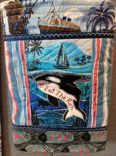 Glow in the dark embroideries